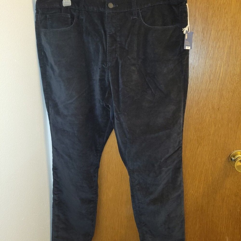 Universal Thread Black Velvet High Rise Skinny Jeans Pants Size 18/34R